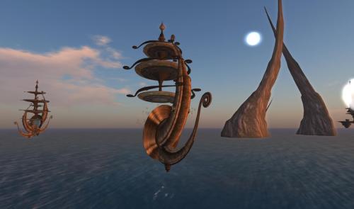 The towers in Tao Lia on OSgrid